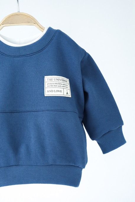 Кофта-світшот Carlo, Синя - фото 4