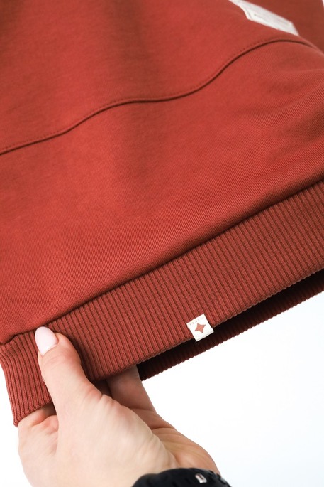 Кофта-свитшот Carlo, Умбра - фото 5