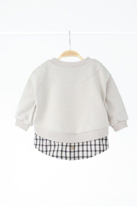 Свитшот Sofia, Слоновая кость - фото 3