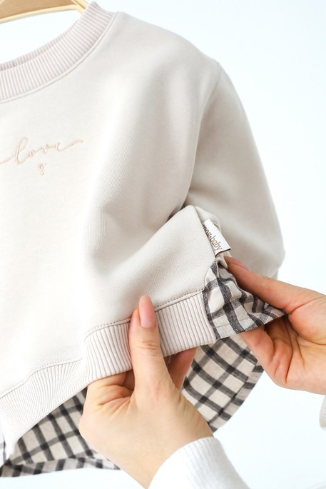 Свитшот Sofia, Слоновая кость - фото 5