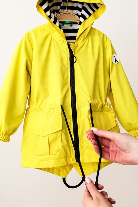 Ветровка-дождевик Basil, Ярко-желтая - фото 3