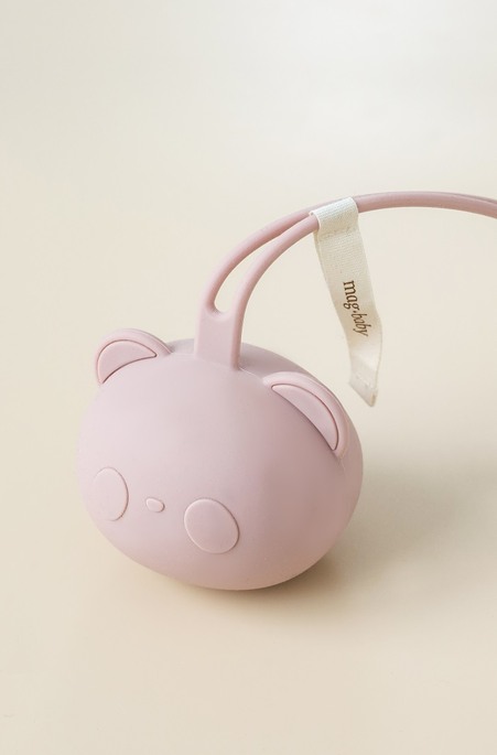 Контейнер для пустушки Panda, Рожевий - фото 2