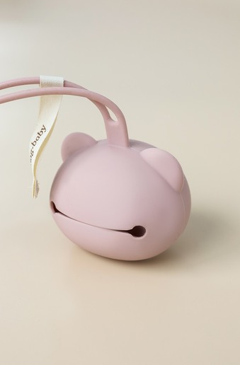 Контейнер для пустушки Panda, Рожевий - фото 1