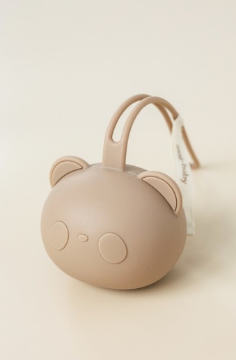 Контейнер для пустушки Panda, Коричневий