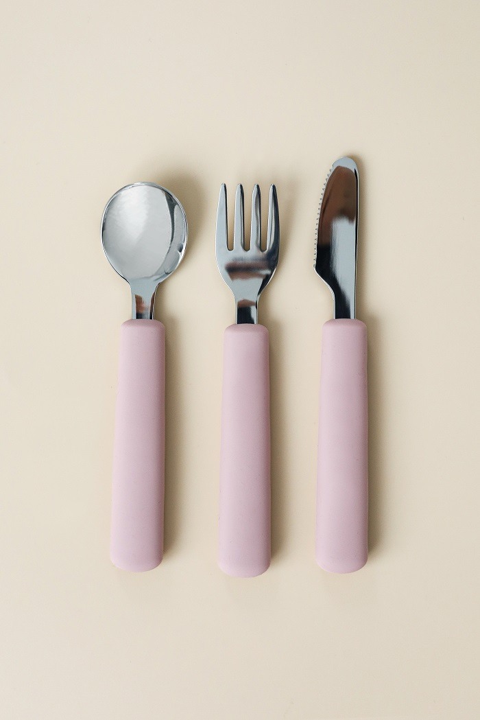 Набір столових приборів Metal, Рожевий