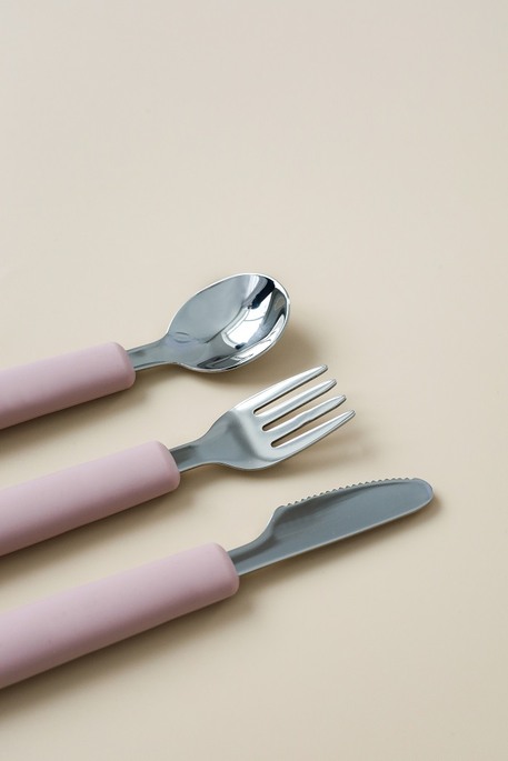Набір столових приборів Metal, Рожевий - фото 1