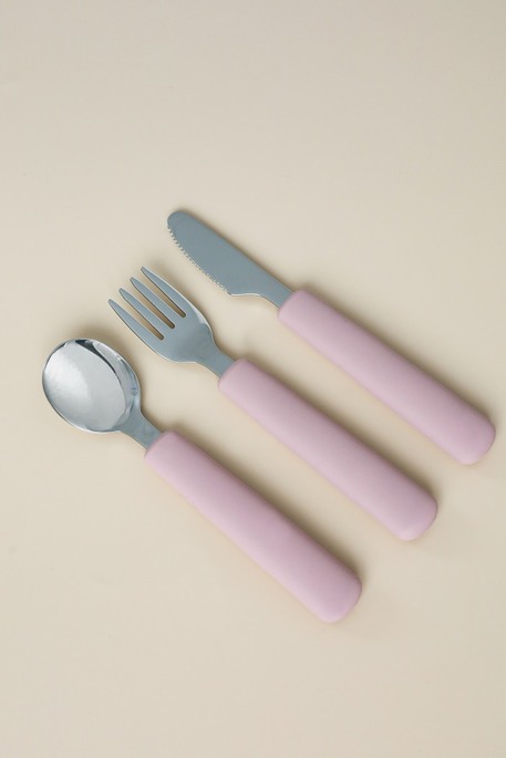 Набір столових приборів Metal, Рожевий - фото 2