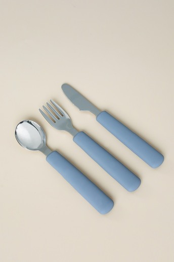 Набір столових приборів Metal, Сірий - фото 2