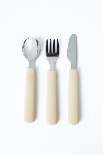 Набір столових приборів Metal, Бежевий