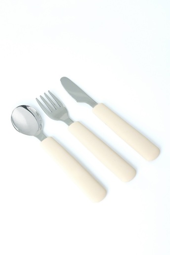 Набір столових приборів Metal, Бежевий - фото 2