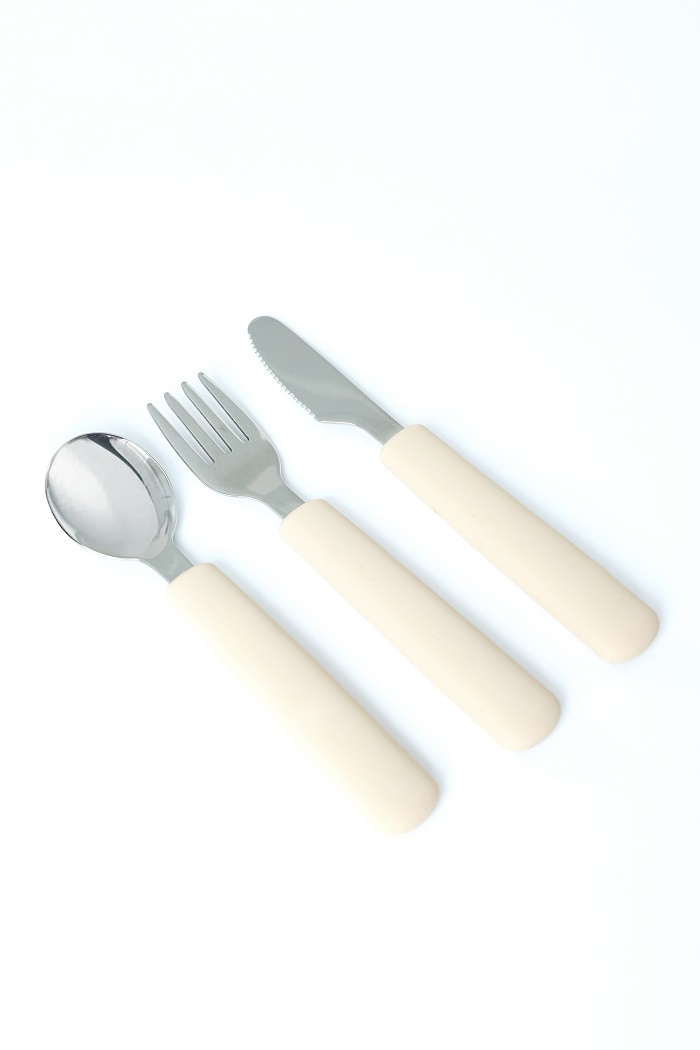 Набір столових приборів Metal, Бежевий - фото 2