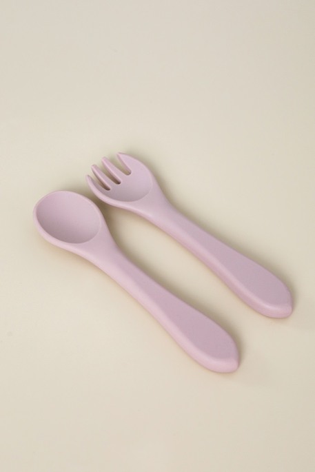 Ложка з виделкою Simply, Рожева - фото 2
