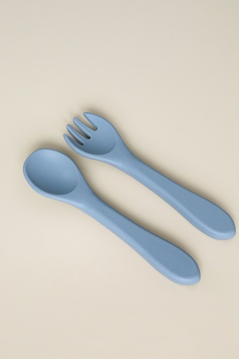 Ложка з виделкою Simply, Сіра - фото 2