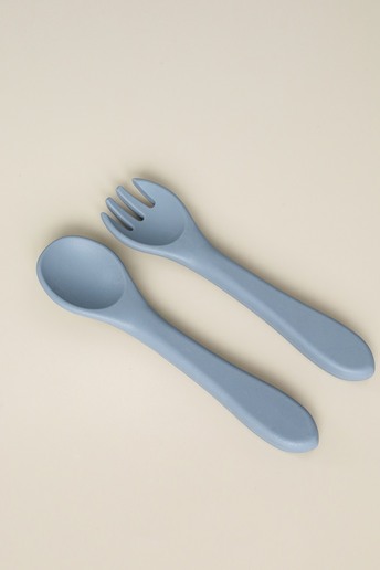 Ложка з виделкою Simply, Сіра - фото 2