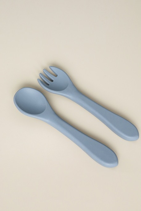 Ложка з виделкою Simply, Сіра - фото 2