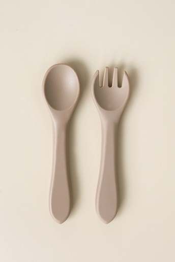 Ложка з виделкою Simply, Коричнева