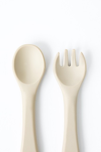 Ложка з віделкою Simply, Бежева - фото 1