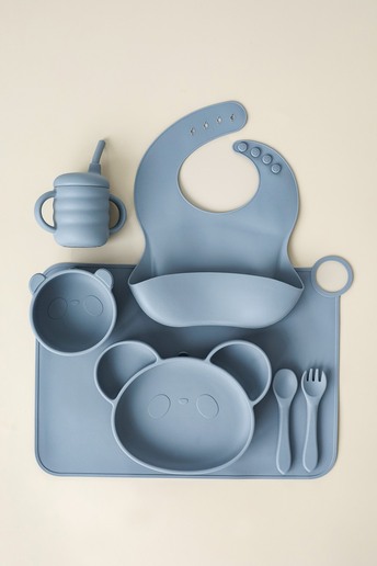 Набор посуды Panda, Серый