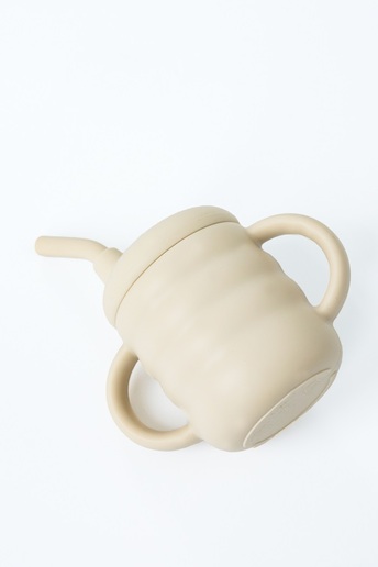 Поїльник з трубочкою Simply, Бежевий - фото 3