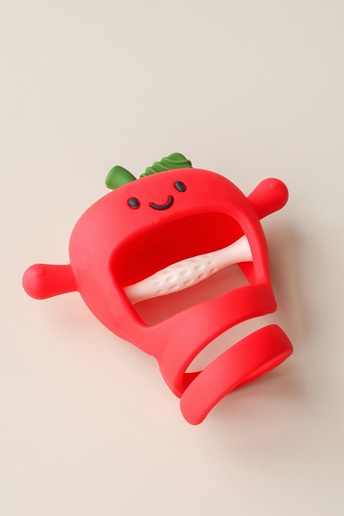 Силиконовый прорезыватель-рукавичка Apple, Красный - фото 2