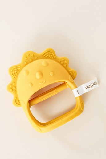 Силіконовий прорізувач-рукавичка Lion, Гірчичний - фото 2