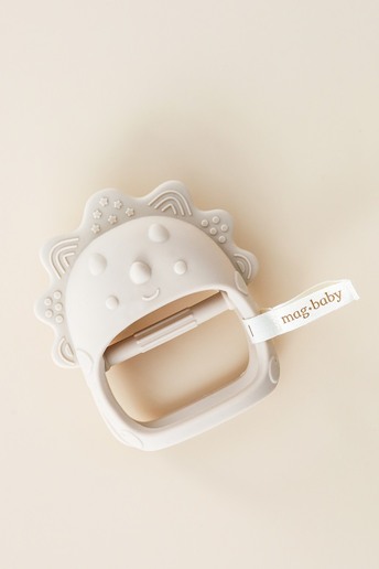 Силіконовий прорізувач-рукавичка Lion, Бежевий - фото 2