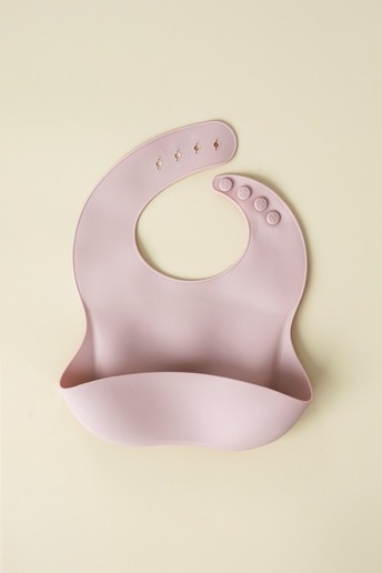 Слюнявчик Simply, Розовый