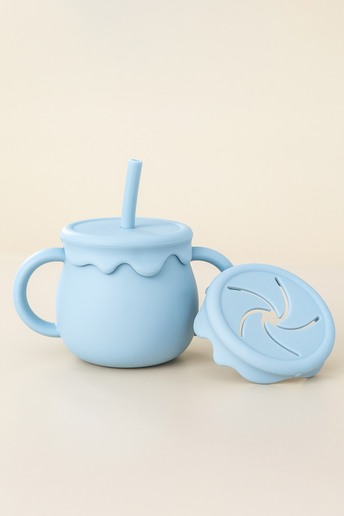 Снек стакан-поїльник Marshmallow, Блакитний