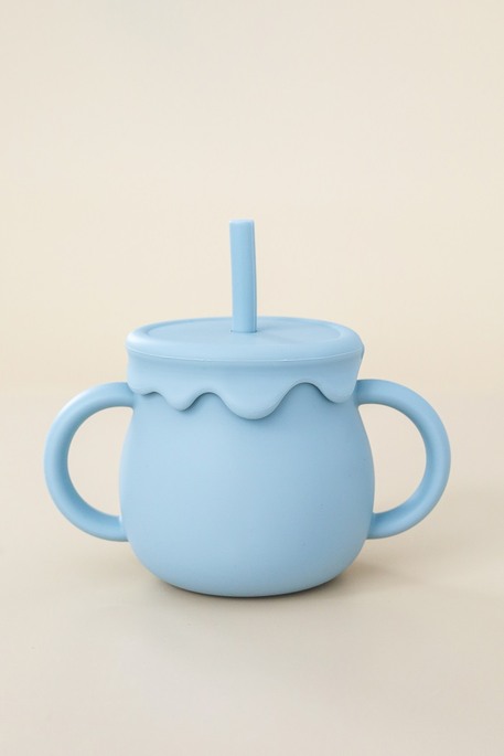 Снек стакан-поїльник Marshmallow, Блакитний - фото 4