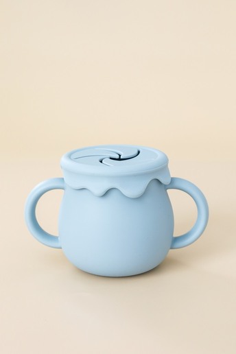 Снек стакан-поїльник Marshmallow, Блакитний - фото 2