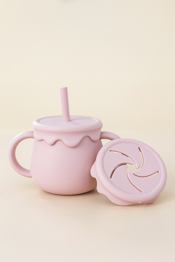 Снек стакан-поїльник Marshmallow, Рожевий