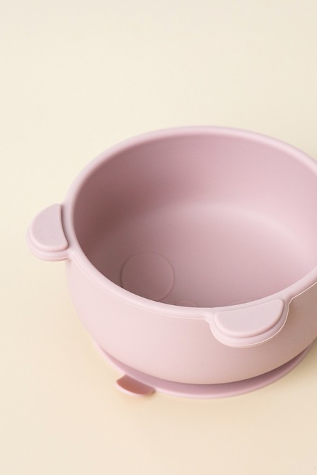 Тарелка на присоске Panda, Розовая - фото 2