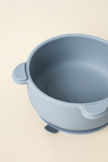 Тарелка на присоске Panda, Серая - фото 2