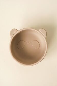 Тарелка на присоске Panda, Коричневая - фото 3