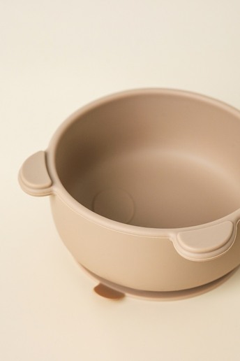 Тарілка на присосці Panda, Коричнева - фото 2