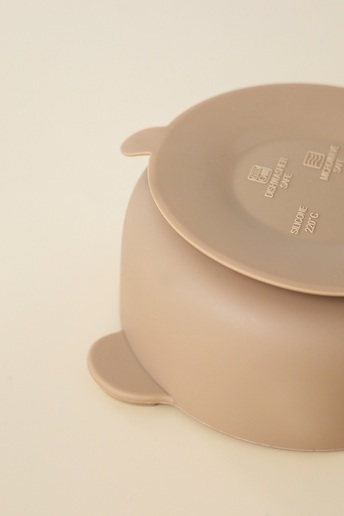 Тарілка на присосці Panda, Коричнева - фото 1