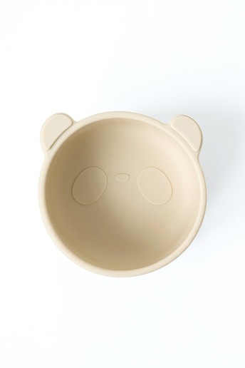 Тарілка на присосці Panda, Бежева - фото 3