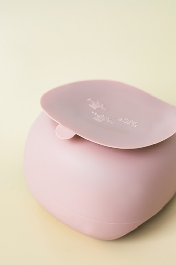 Тарілка на присосці Simply, Рожева - фото 1