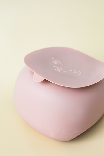 Тарілка на присосці Simply, Рожева - фото 1