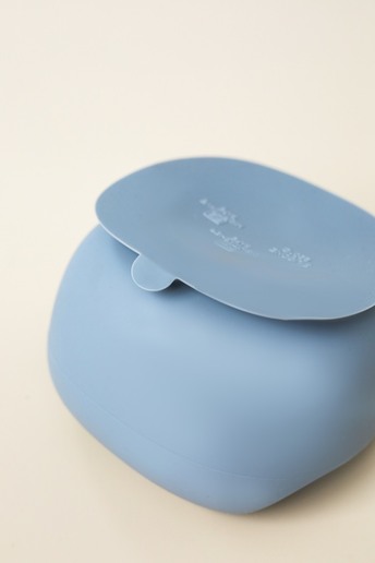 Тарілка на присосці Simply, Сіра - фото 2