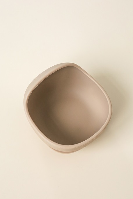 Тарелка на присоске Simply, Коричневая - фото 1