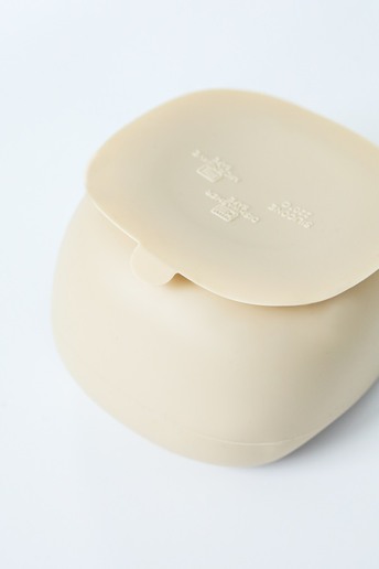 Тарілка на присосці Simply, Бежева - фото 1