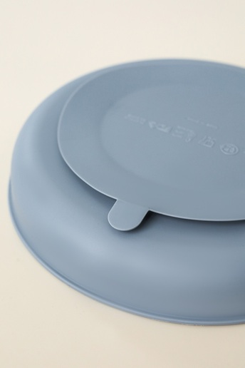 Тарелка секционная на присоске Simply, Серая - фото 2