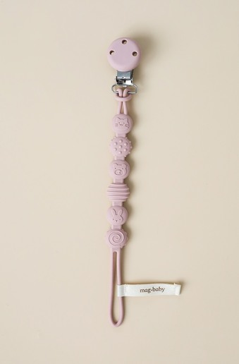 Тримач для пустушки та гризуна Simply, Рожевий