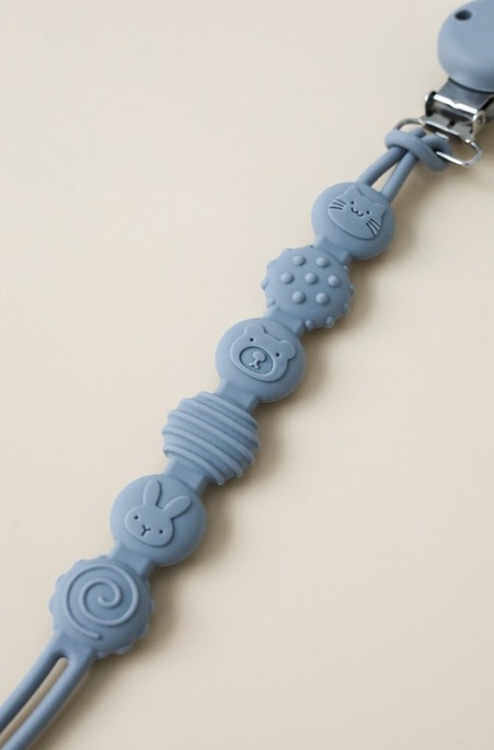 Держатель для пустышки и грызуна Simply, Сірий - фото 3