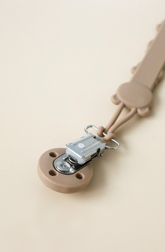 Тримач для пустушки та гризуна Simply, Коричневий - фото 2