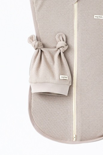 Євро пелюшка на блискавці з шапочкою Honey, Мокко - фото 5