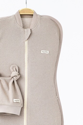 Євро пелюшка на блискавці з шапочкою Honey, Мокко - фото 4