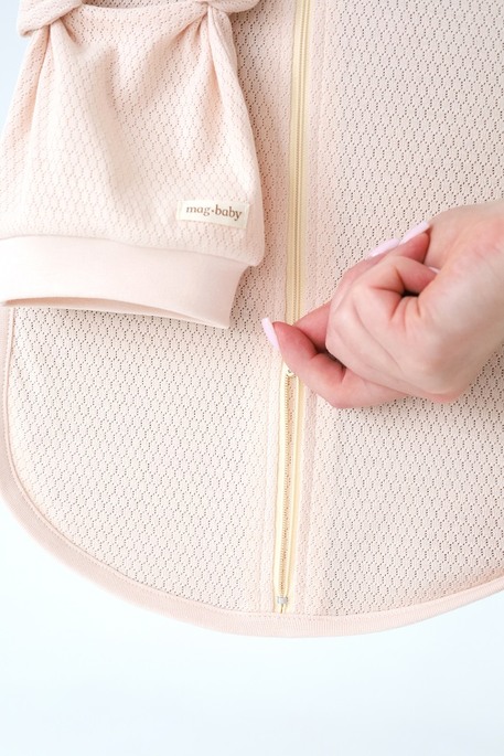 Евро пеленка на молнии с шапочкой Honey, Сливочная - фото 5