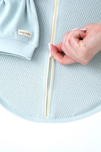 Євро пелюшка на блискавці з шапочкою Honey, Сиза - фото 5